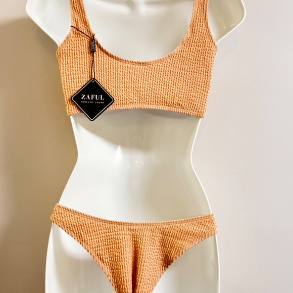 Ribbed 2 pc Bikini Set NWT - Picture 3 of 4